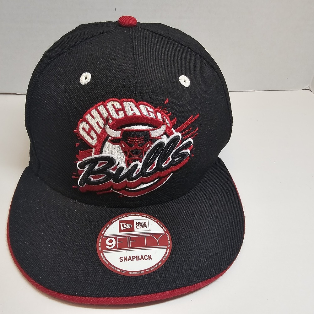 New Era Chicago Bulls Snapback Cap 9Fifty NBA Basketball Hat‎ Adjustable